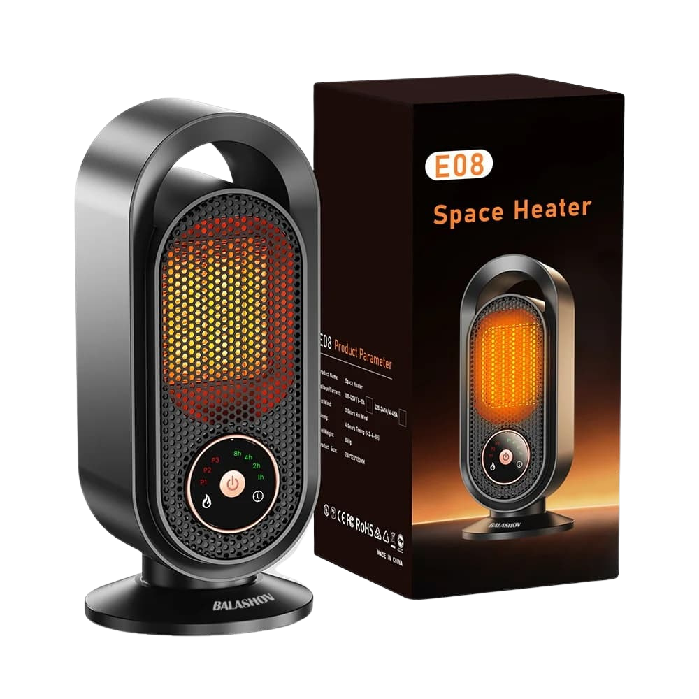 Mini Elektrisk Värmefläkt - Svart