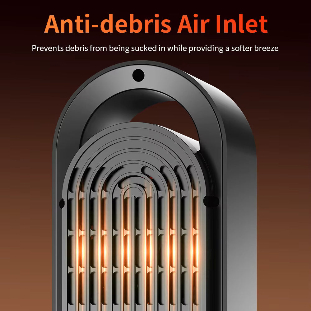 Mini Elektrisk Värmefläkt - Svart