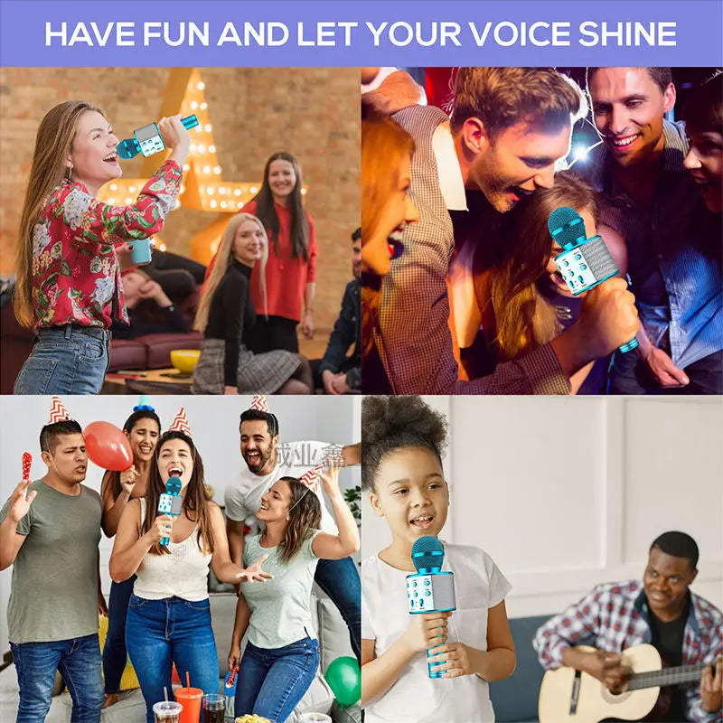 Trådlös Karaoke microfon-Bluetooth