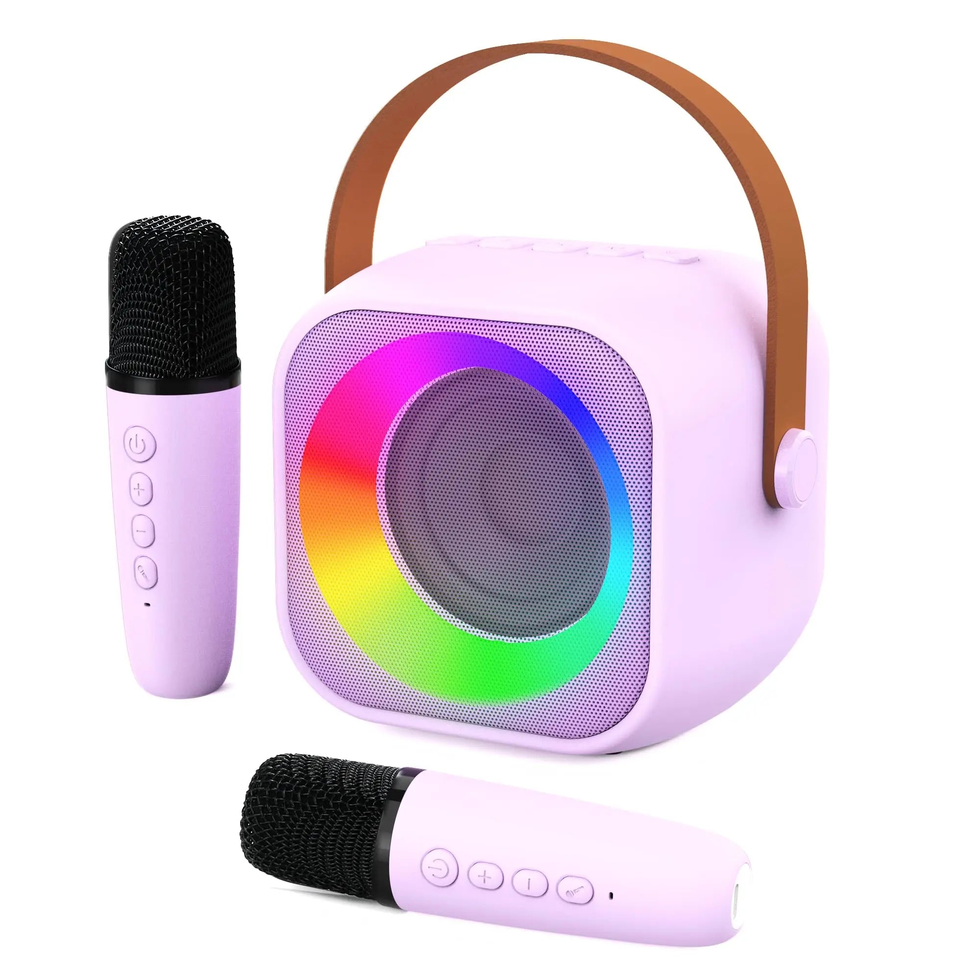 Portabel Karaoke – Trådlös Mikrofon & Mini Bluetooth Högtalare