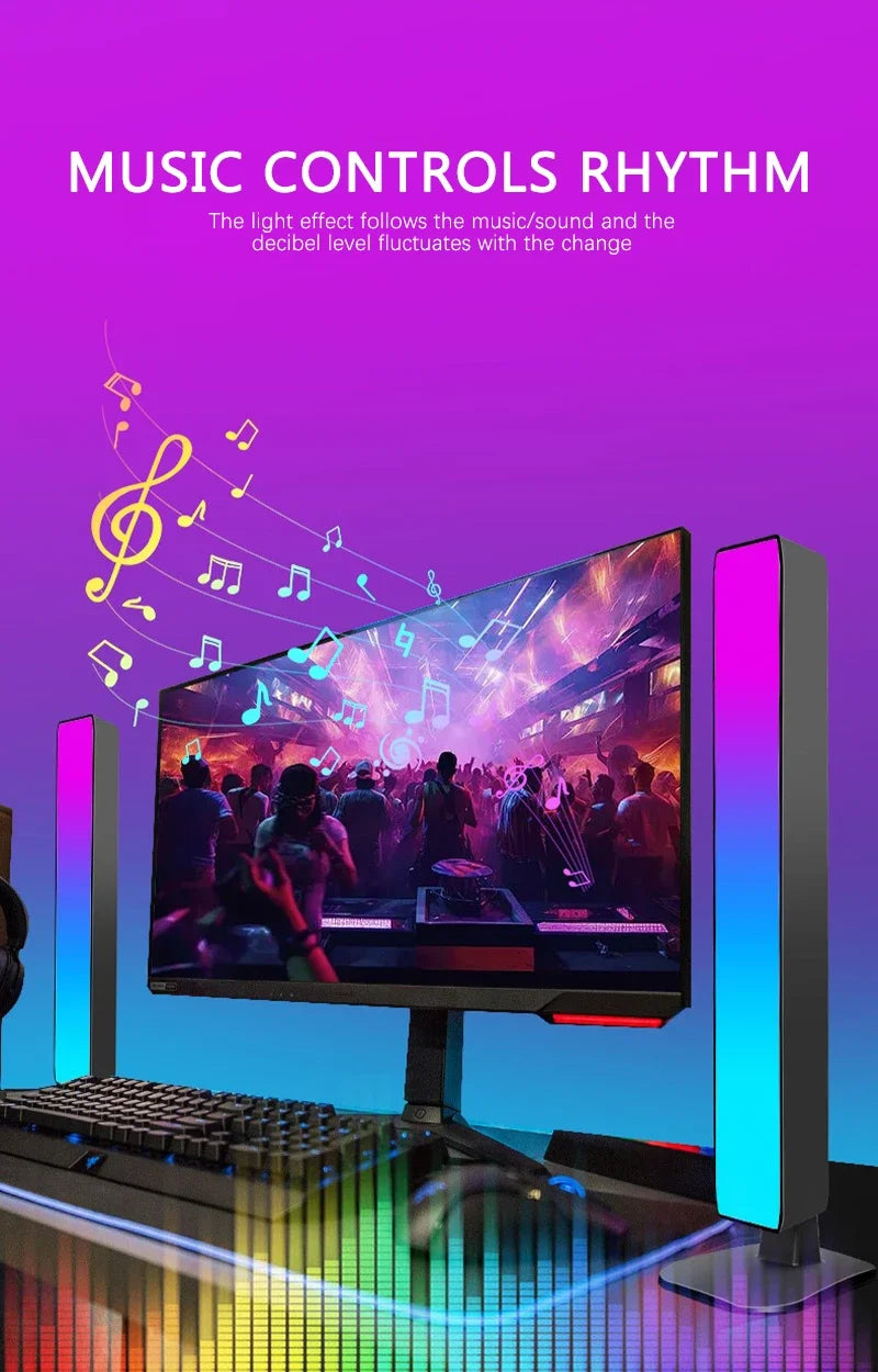 Ljud- och musikstyrd RGB-belysning