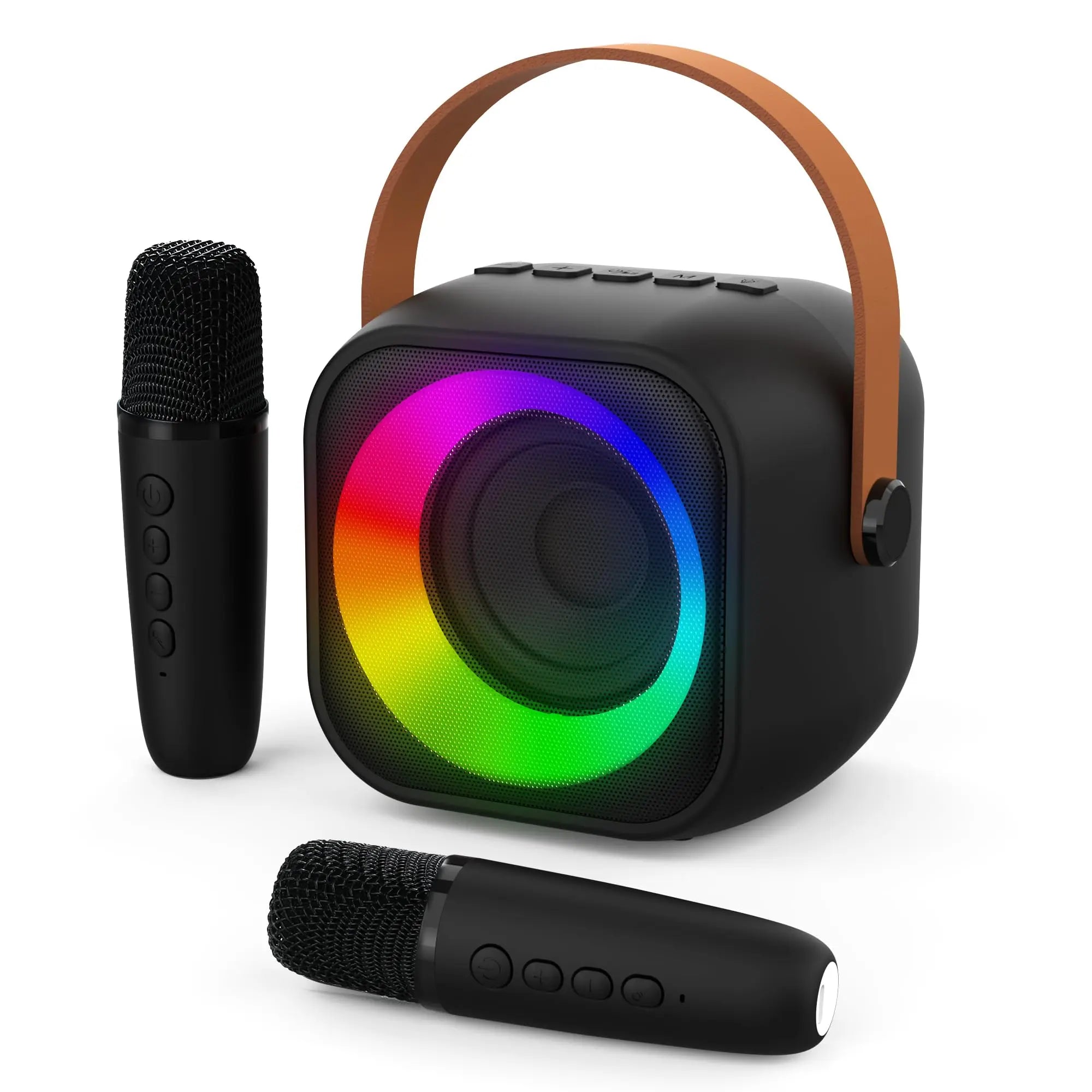 Portabel Karaoke – Trådlös Mikrofon & Mini Bluetooth Högtalare