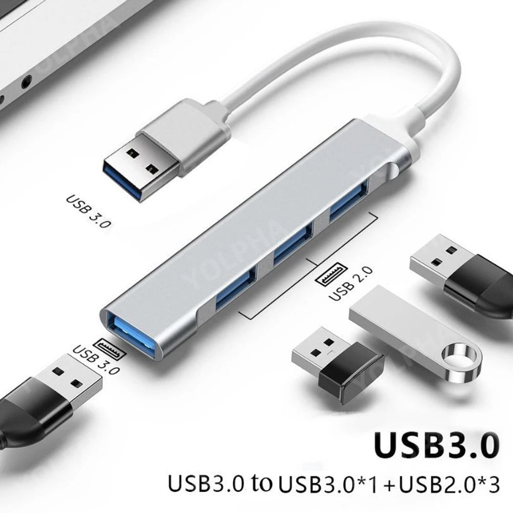 USB-C Hub 4-Port 3.0 – 5Gbps Splitter