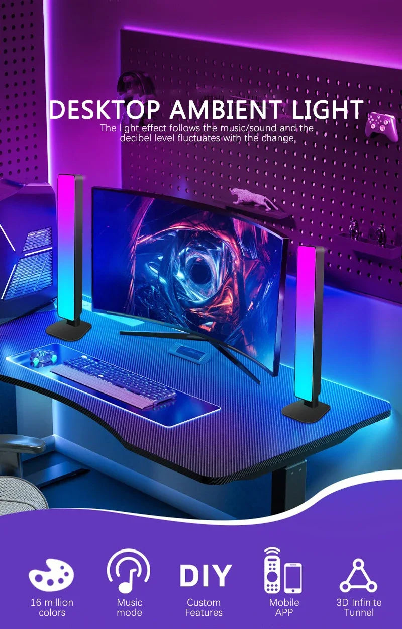 Ljud- och musikstyrd RGB-belysning