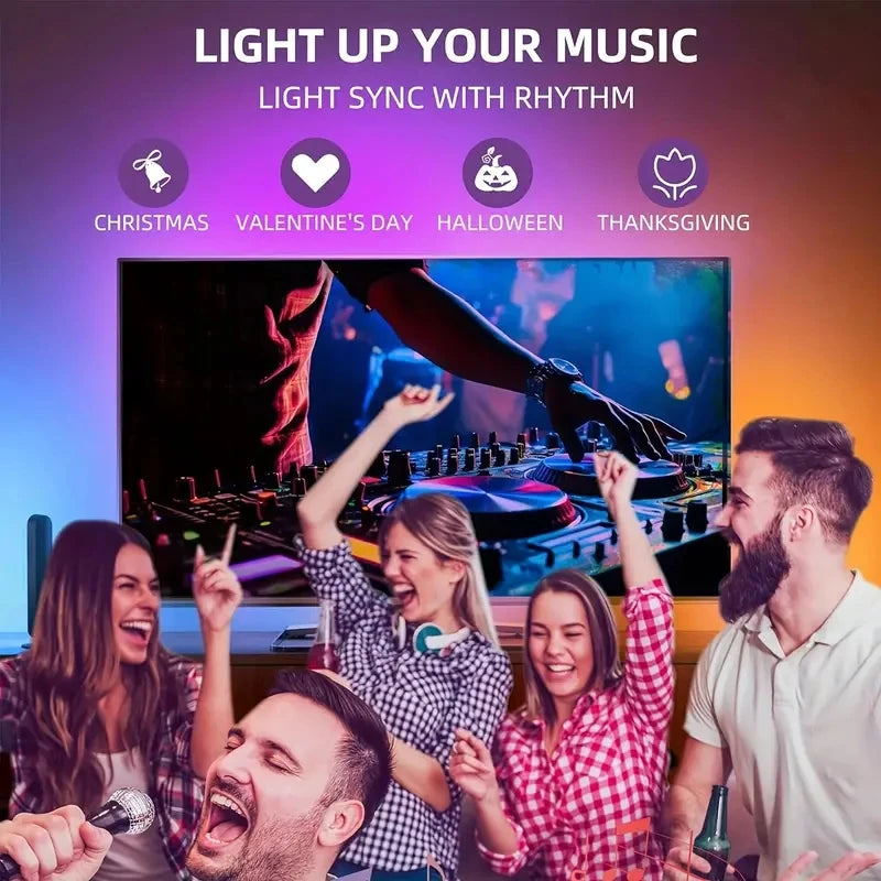 LED-ljusslinga för din TV (55–65")