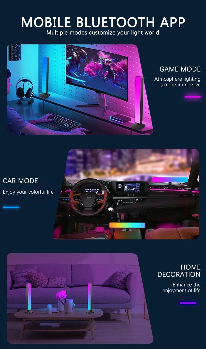 Ljud- och musikstyrd RGB-belysning
