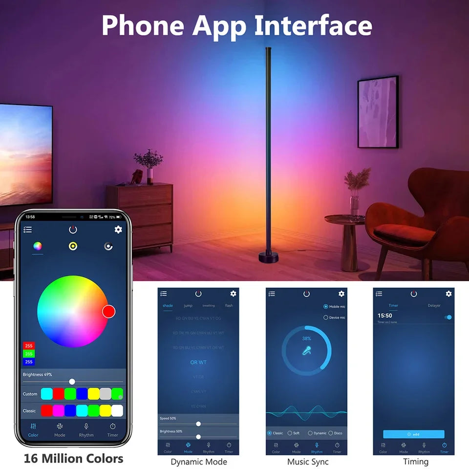 Ledvance Smart + WiFi golvlampa RGB+W 140 cm