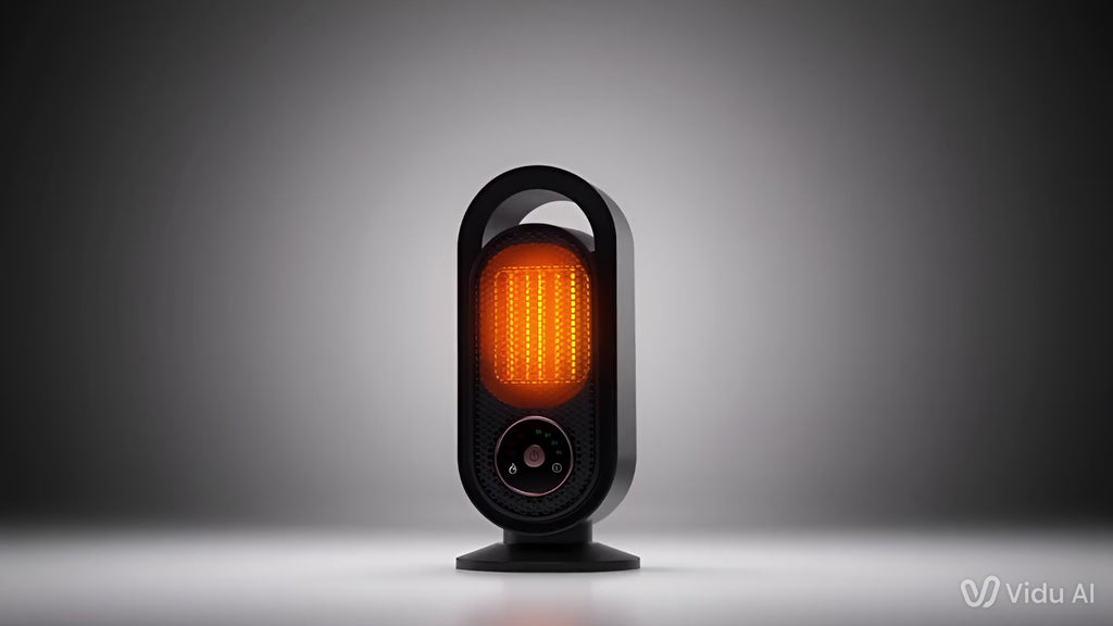 Mini Elektrisk Värmefläkt - Svart